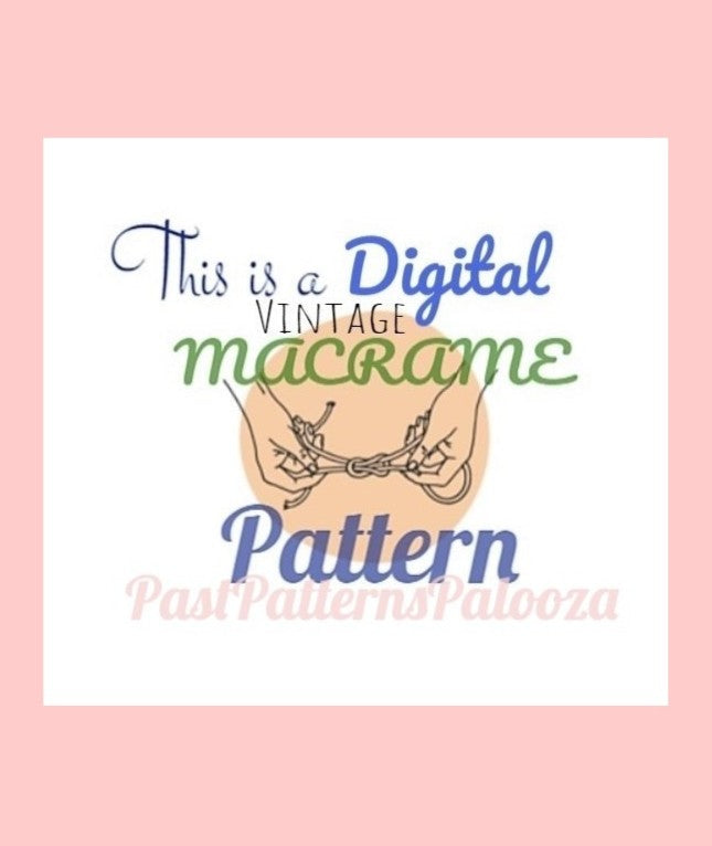 Vintage Julianos Hang It All Book 5 Macrame Patterns eBook PDF Instant Digital Download 11 Unique Retro 1970s Knotwork Projects Baby Swing