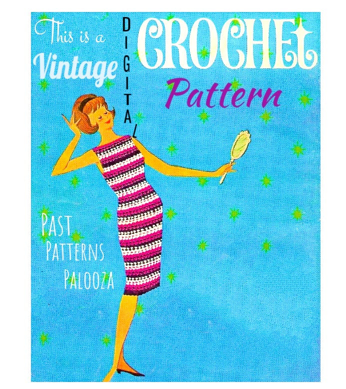 Vintage Crochet Pattern Womens A Line Granny Square Skirt Diamond Tiers PDF Instant Digital Download Boho 70s Festival Chic DK