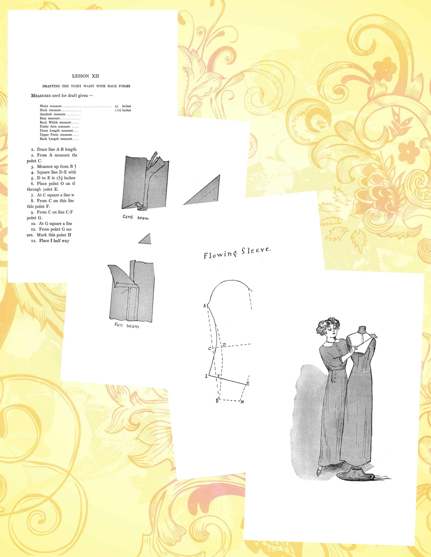Vintage Practical Sewing And Dressmaking PDF Instant Digital Download Book eBook Sara May Allington 1913
