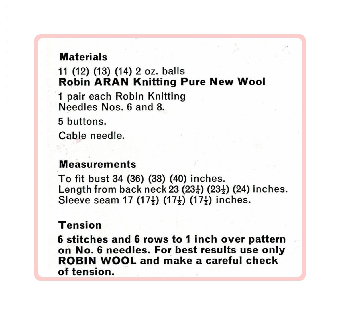 Vintage Knitting Pattern Womens Pretty Cabled V Neck Aran Jacket Cardigan Sweater PDF Instant Digital Download 10 Ply