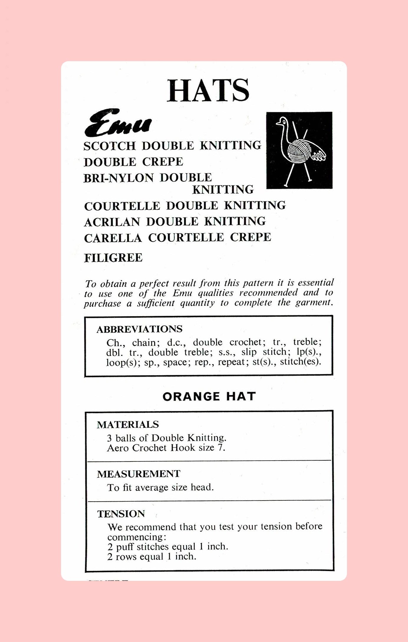 Vintage Crochet Pattern Womens Retro Groovy Hats 6 Designs PDF Instant Digital Download Sixties Seventies Styles