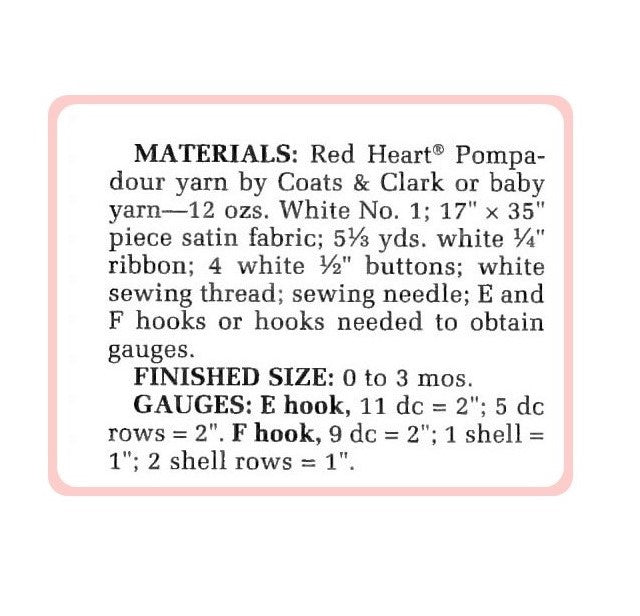 Vintage Crochet Pattern Baby Girl Long Christening Gown Shell Stitch Dress Bonnet Booties Set PDF Instant Digital Download 0-3m 4 Ply