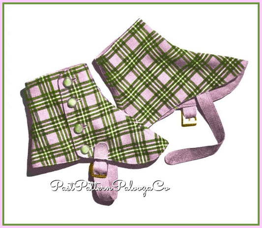 Vintage Sewing Pattern Shoe Spats PDF Instant Digital Download Easy Sew Womens Victorian Shoe Covers Gaiters Cosplay Retro 1940s Design