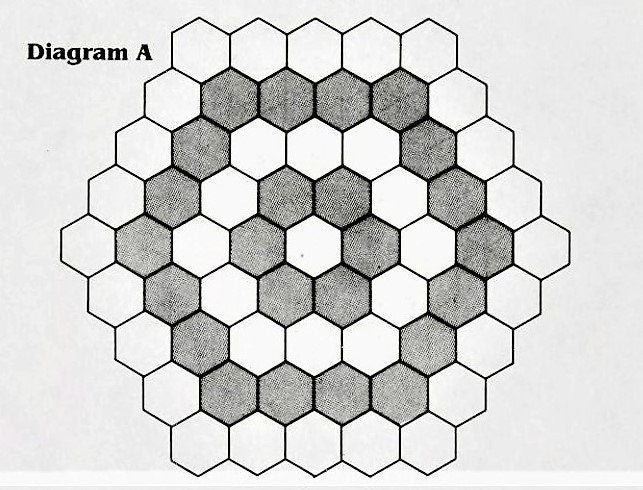 Vintage Crochet Pattern Daffodil Flower Hexagon Granny Square Afghan PDF Instant Digital Download 67" Hexagon Shaped Blanket 10 Ply