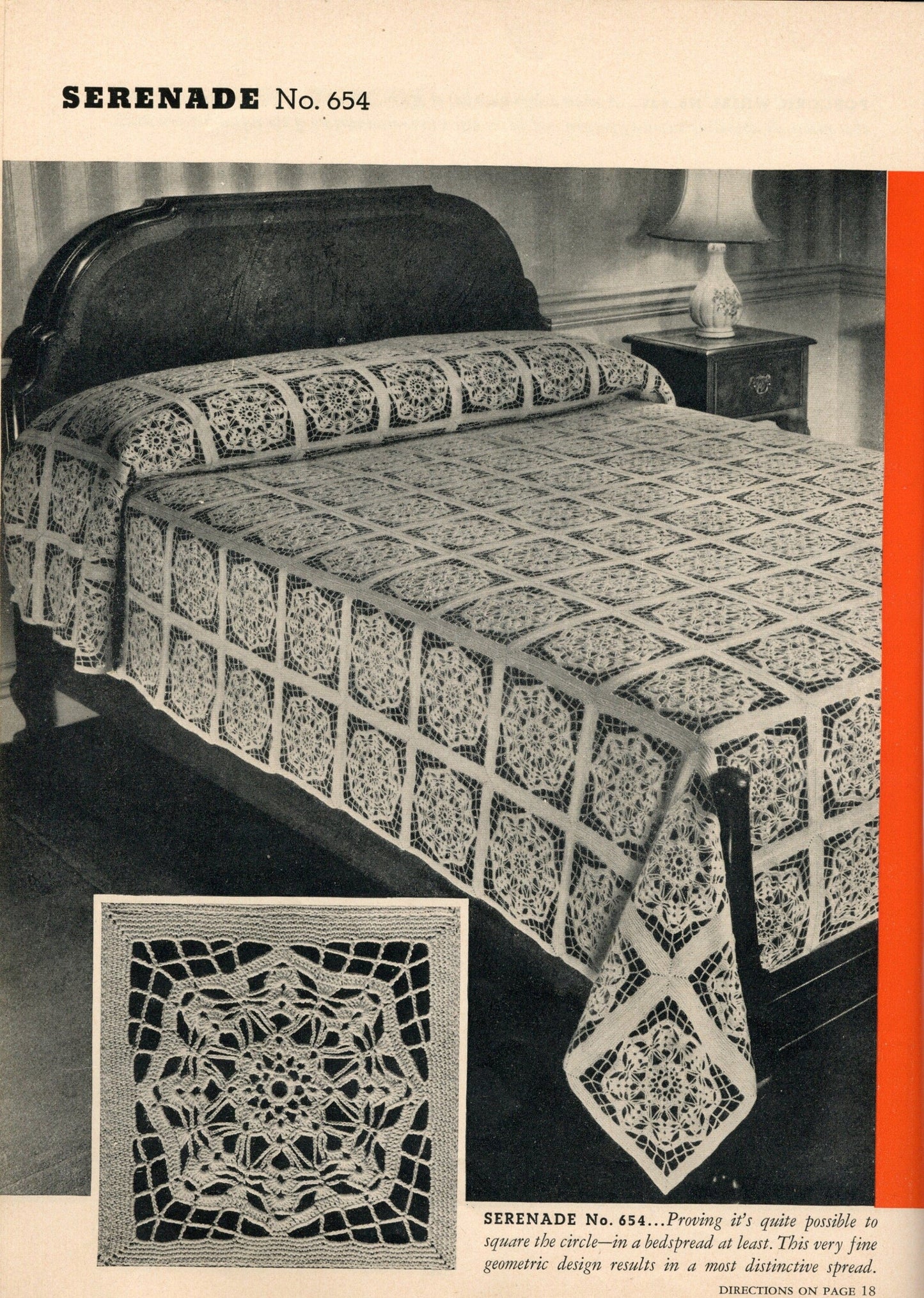 Vintage Bedspread Patterns 12 to Crochet and 2 to Knit in Cotton Thread c. 1938 PDF Instant Digital Download Heirloom Heirloom Bed Spreads