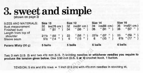 Vintage Knitting Pattern Womens Knit Sweet Simple Sweater Blouse Top PDF Instant Digital Download Feminine Romantic Jumper Fluffy 12 Ply