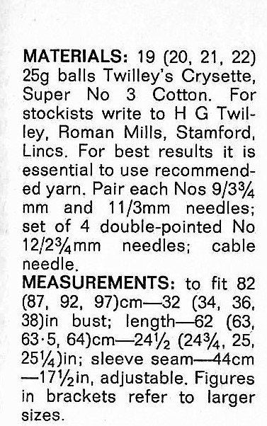 Vintage Knitting Pattern Womens Simple Lacy V Neck Sweater Top c. 1977 PDF Instant Digital Download Lightweight Cotton Jumper