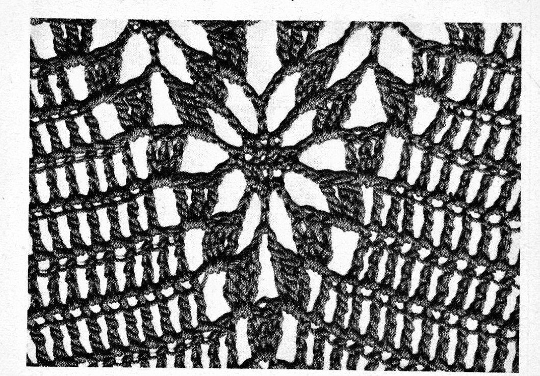 Vintage Crochet Pattern Womens Flare Skirt Sleeveless Summer Dress PDF Instant Digital Download Pretty Paneled Boho Openwork Sundress 8 Ply
