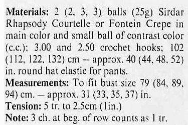 Vintage Crochet Pattern Daisy Flower String Bikini Swimsuit PDF Instant Digital Download Boho Flower Power Floral Trim Bathing Suit 4 Ply