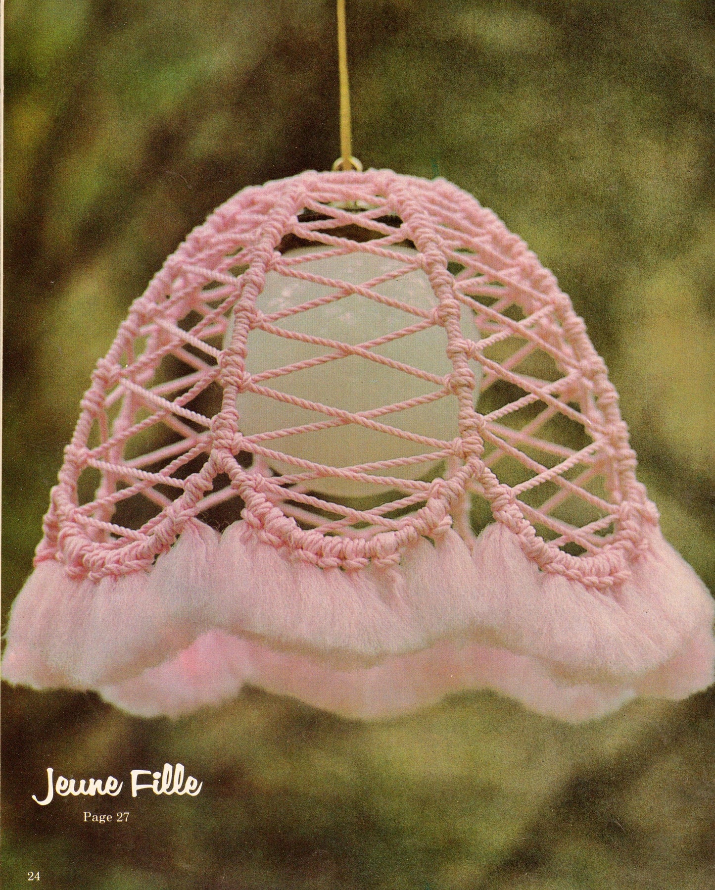 Vintage Macrame Elegance IV Patterns Book PDF Instant Digital Download 19 Projects 1970s Wall Art Pot Hangers Hanging Tables Knotwork