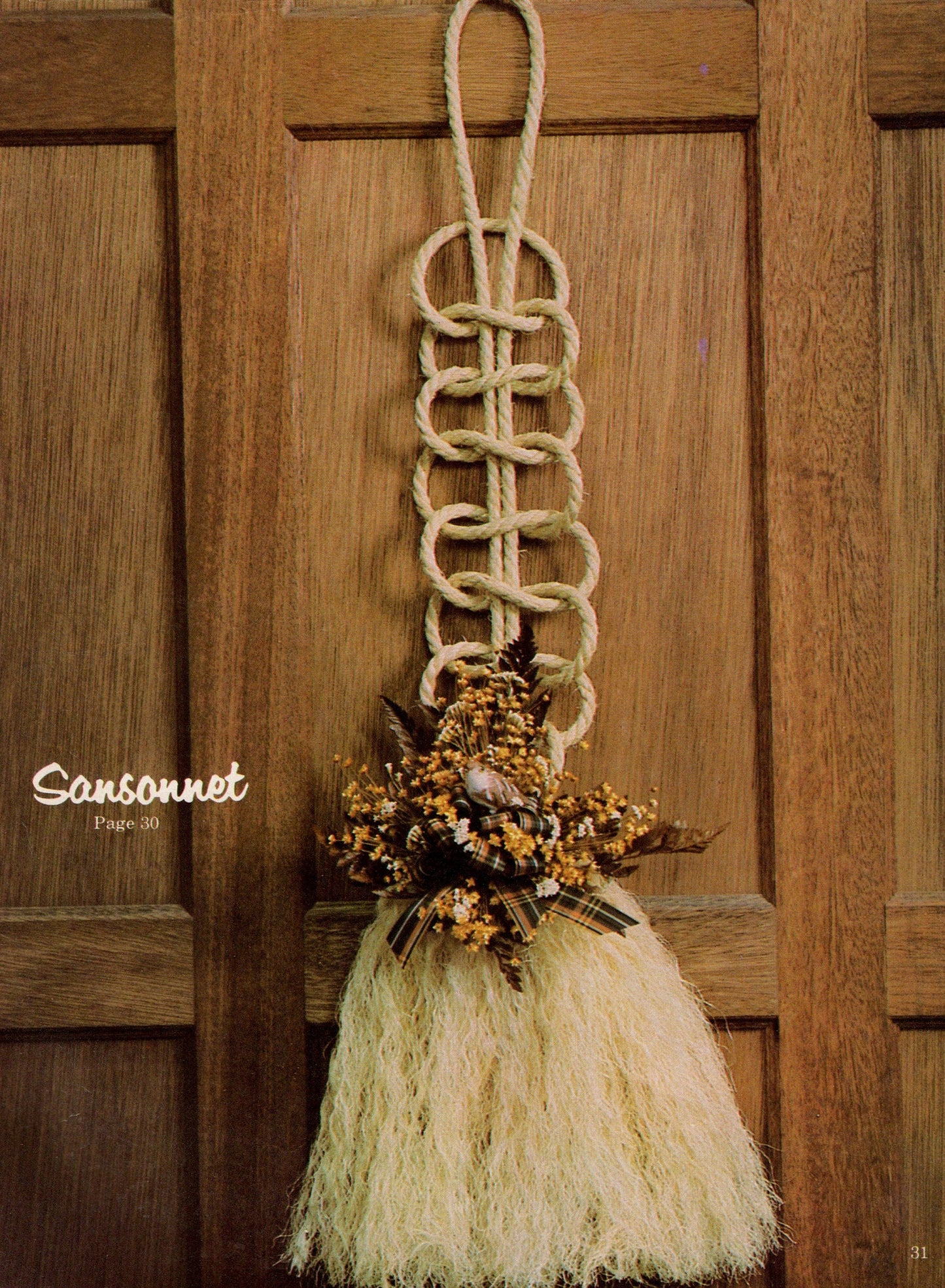 Vintage Macrame Elegance IV Patterns Book PDF Instant Digital Download 19 Projects 1970s Wall Art Pot Hangers Hanging Tables Knotwork