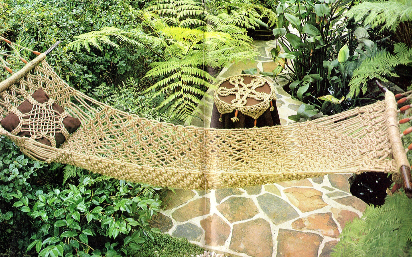 Vintage Macrame A La Mode Beginner To Pro Patterns Book PDF Instant Digital Download 14 Fun Funky Projects Bowls Hangers Hammock And More