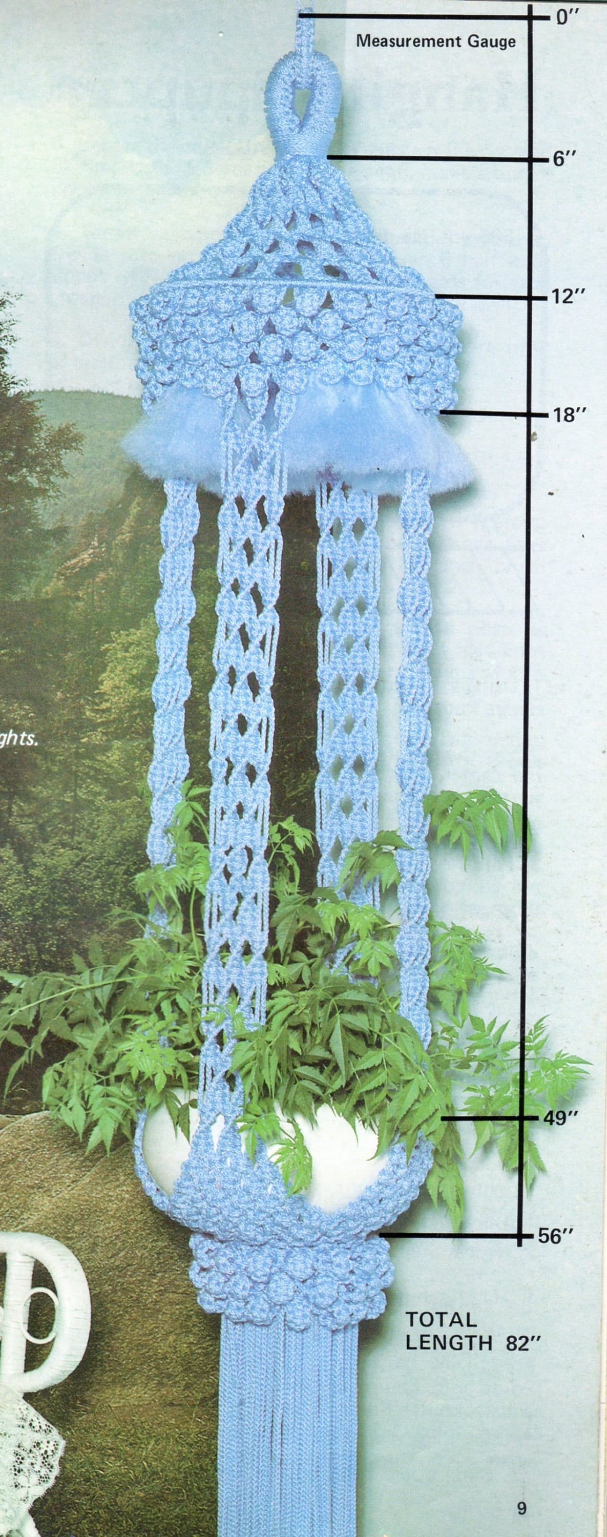Vintage Classic Macrame Book Retro 1970s Macrame Patterns PDF Instant Download Plant Hangers Lampshades Fountain Bird Cage How Instructions