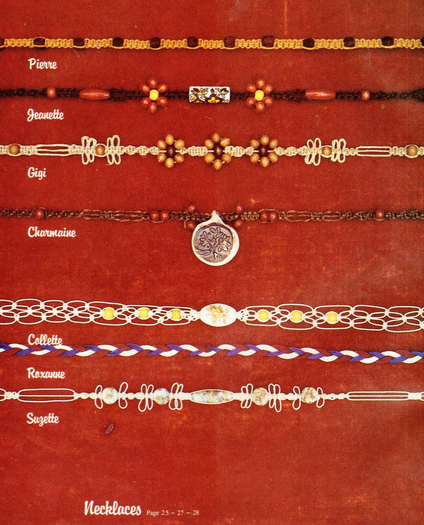 Vintage Macrame Elegance II Patterns Book PDF Instant Digital Download 26 Projects 1970s Wall Art Necklaces Pot Hanger Owls Knotwork Book 2