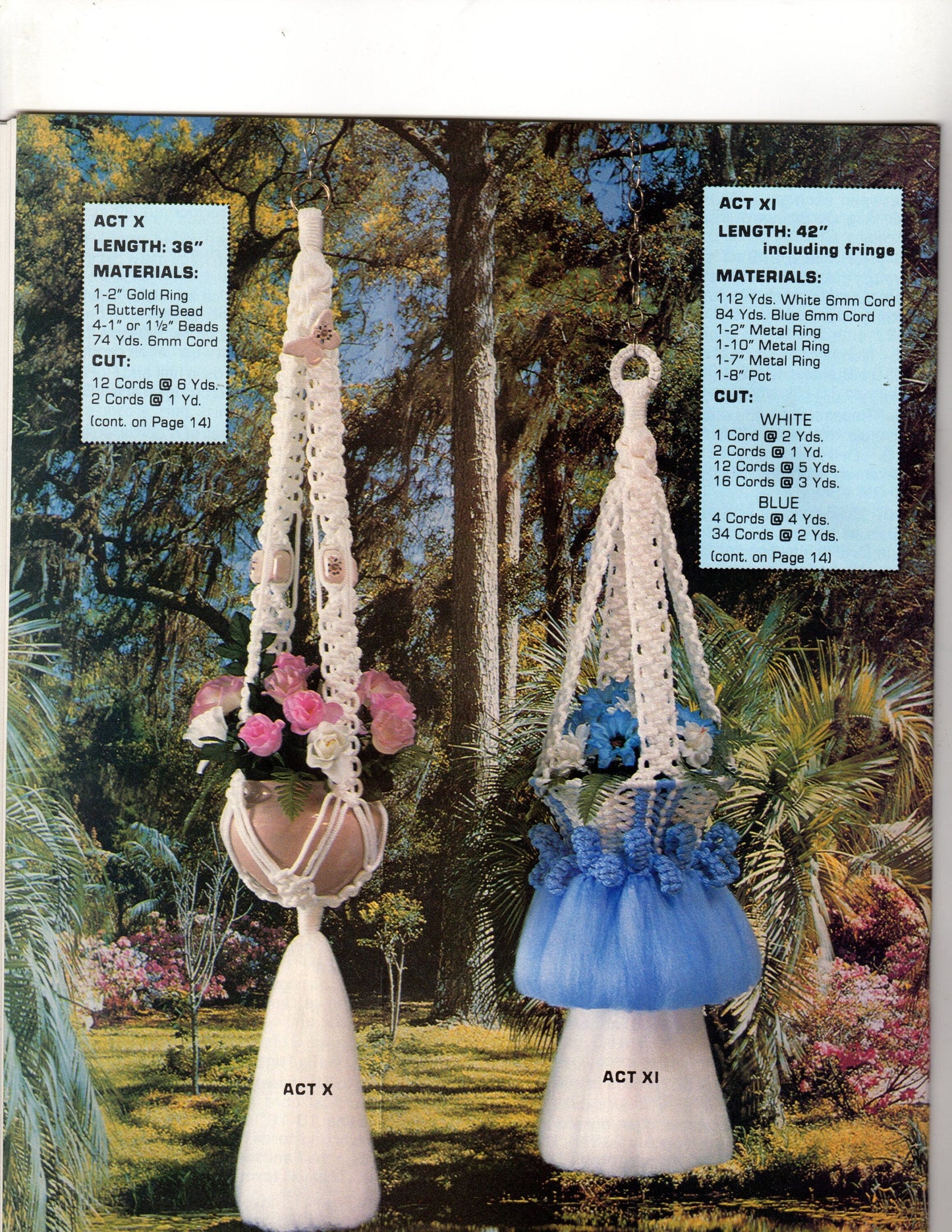 Vintage Vol 2 Classics Macrame Premiere Patterns Book PDF Instant Digital Download Star Designs Hanging Tables Birdcage 70 Qwik Knots !