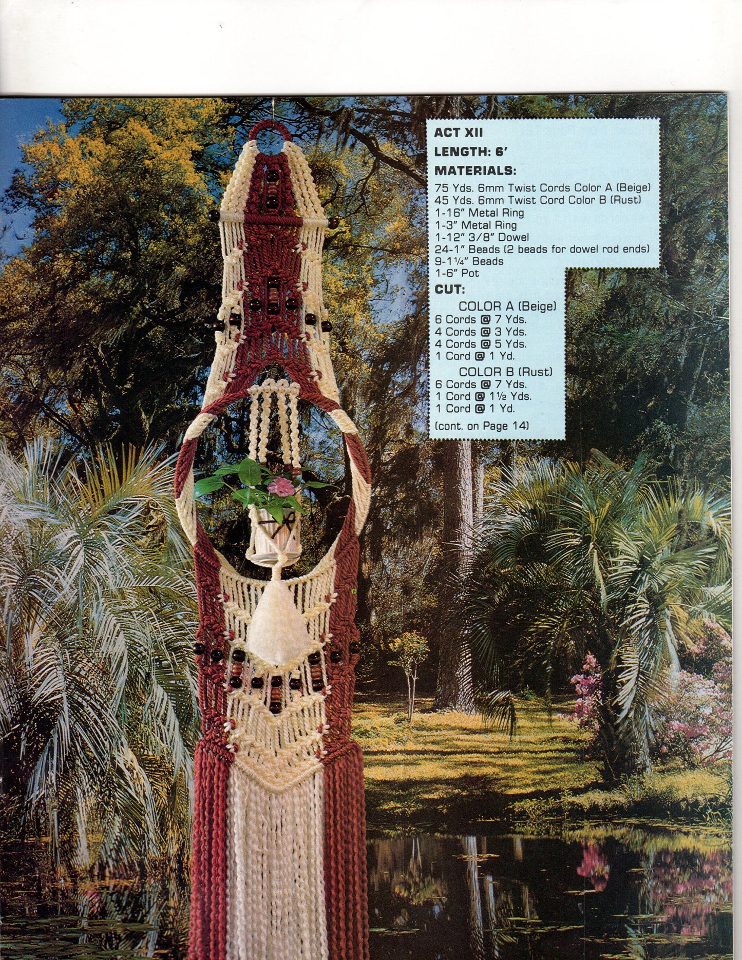 Vintage Vol 2 Classics Macrame Premiere Patterns Book PDF Instant Digital Download Star Designs Hanging Tables Birdcage 70 Qwik Knots !