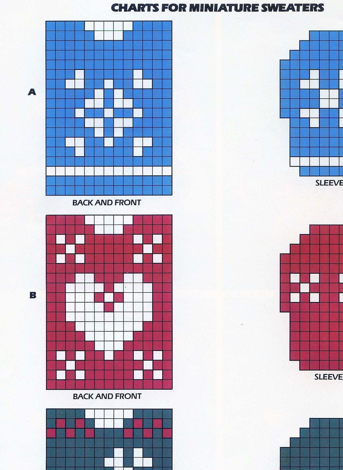 Vintage Knitting Pattern Mini Miniature Christmas Sweater Hat Mitts Ornaments PDF Instant Digital Download Tree Trim Gift Toppers 5 Ply