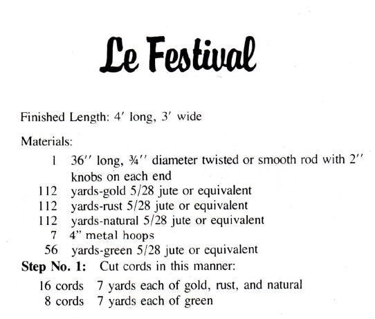 Vintage Macrame Pattern Large Boho Wall Hanging Curtain 4 Foot PDF Instant Download Retro 1970s Hippie Wall Art Gold Rust Green