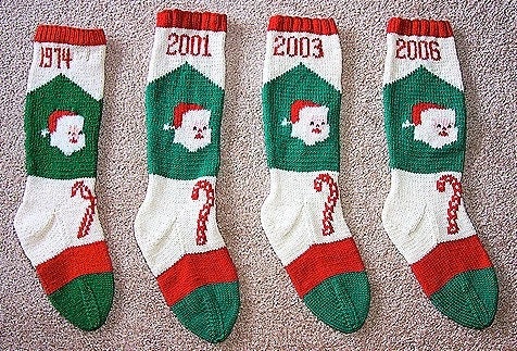 Vintage 1950s 24" Jumbo Santa Christmas Stocking Knitting Pattern PDF Instant Download Nostalgic Retro Childhood Sock 10 Ply