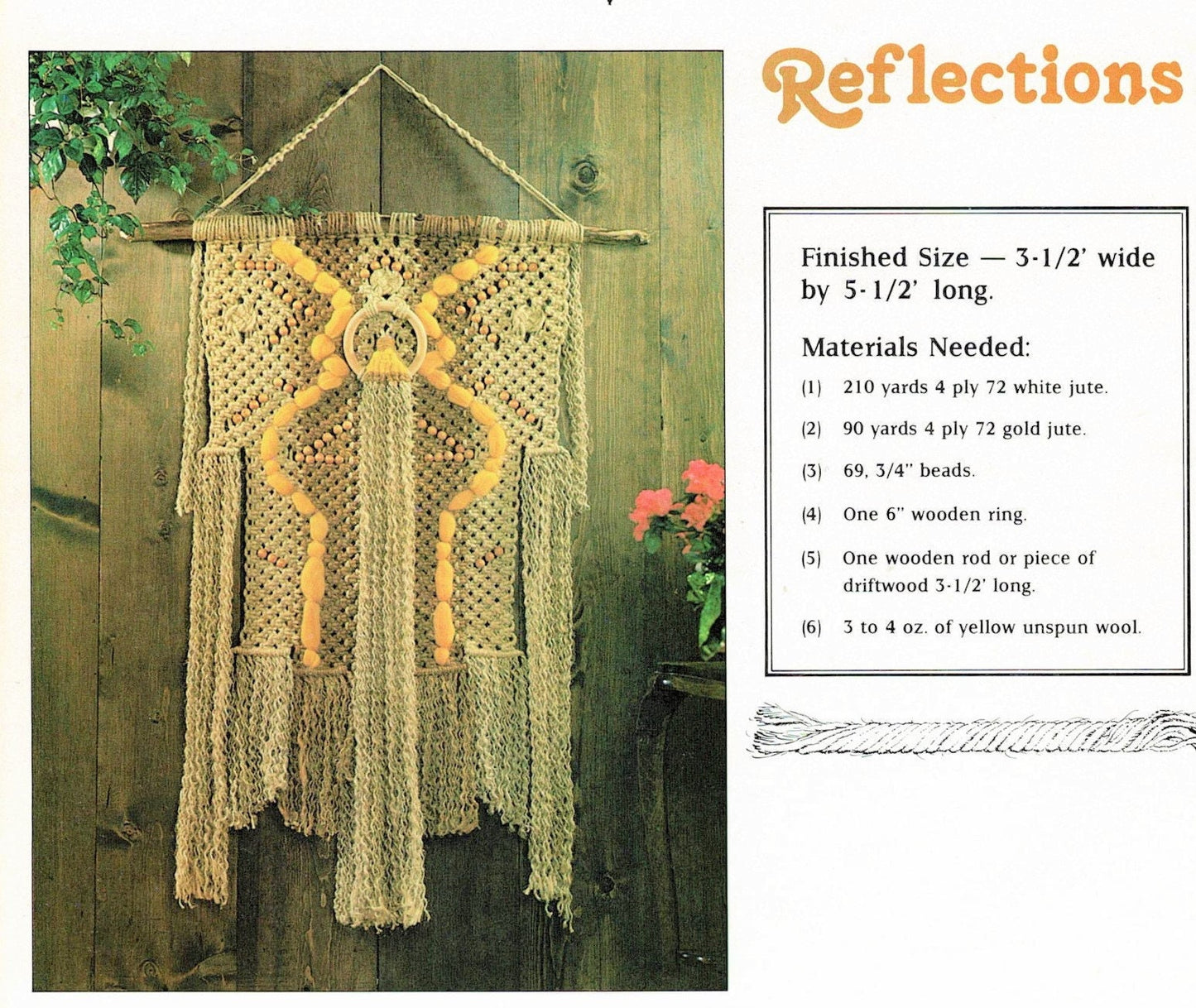 Vintage Macrame Pattern Book A Designers Collection PDF Instant Digital Download Retro 70s Wall Hangings Curtains 8 Award Winning Designs