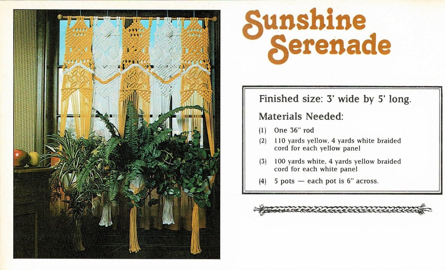 Vintage Macrame Pattern Book A Designers Collection PDF Instant Digital Download Retro 70s Wall Hangings Curtains 8 Award Winning Designs