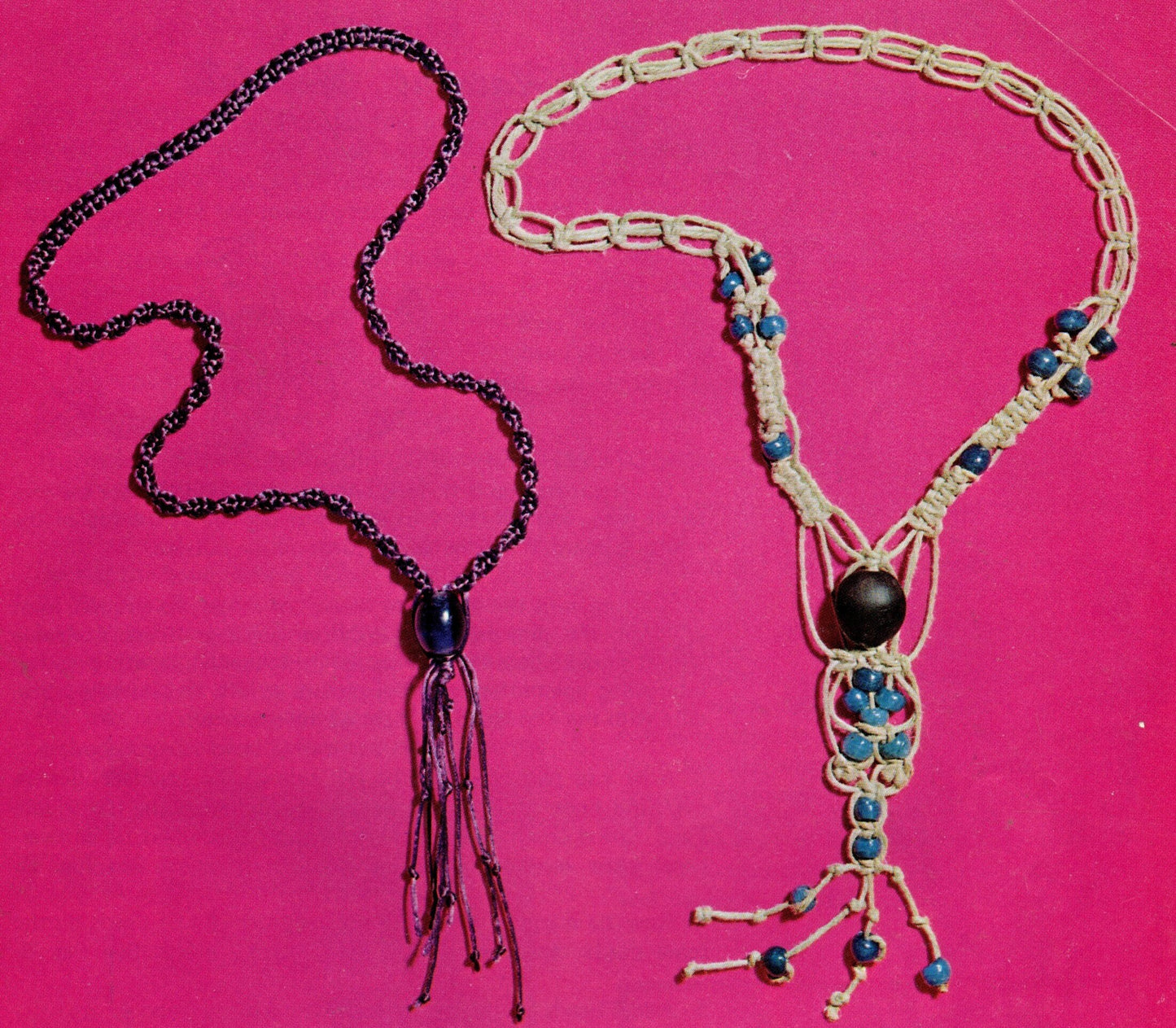 Vintage Macrame Start to Finish Patterns PDF Instant Digital Download Beginners Instructions Sampler Jewelry Handbag Projects Basic Knots