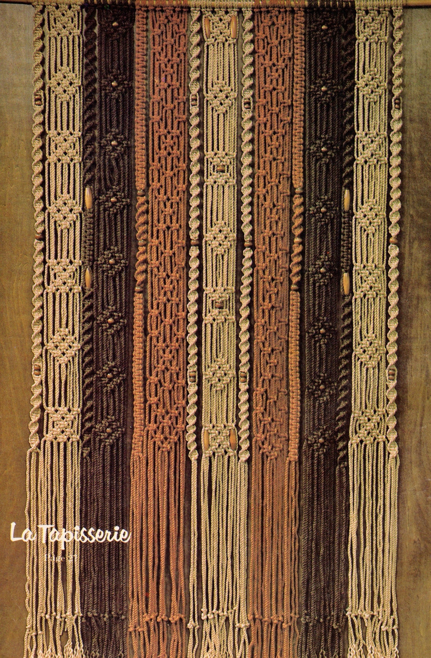 Vintage Macrame Elegance V Patterns Book PDF Instant Digital Download 20 Projects 1970s Wall Art Pot Hangers Plant Holders Knotwork