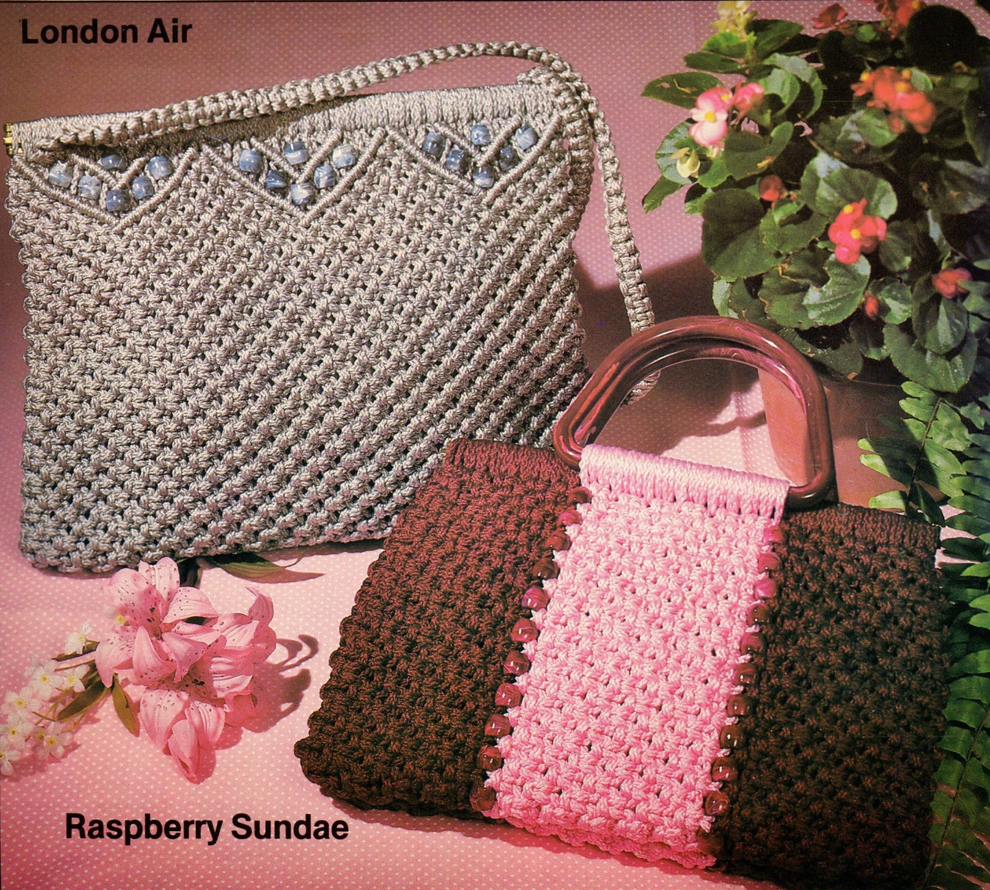 Vintage Macrame Purses Patterns Purses A La Macramé Book 1970s 16 Bags Handbag Purses Clutches PDF Instant Digital Download Retro Knotwork