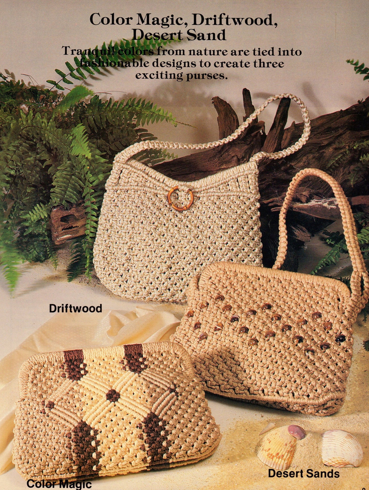 Vintage Macrame Purses Patterns Purses A La Macramé Book 1970s 16 Bags Handbag Purses Clutches PDF Instant Digital Download Retro Knotwork