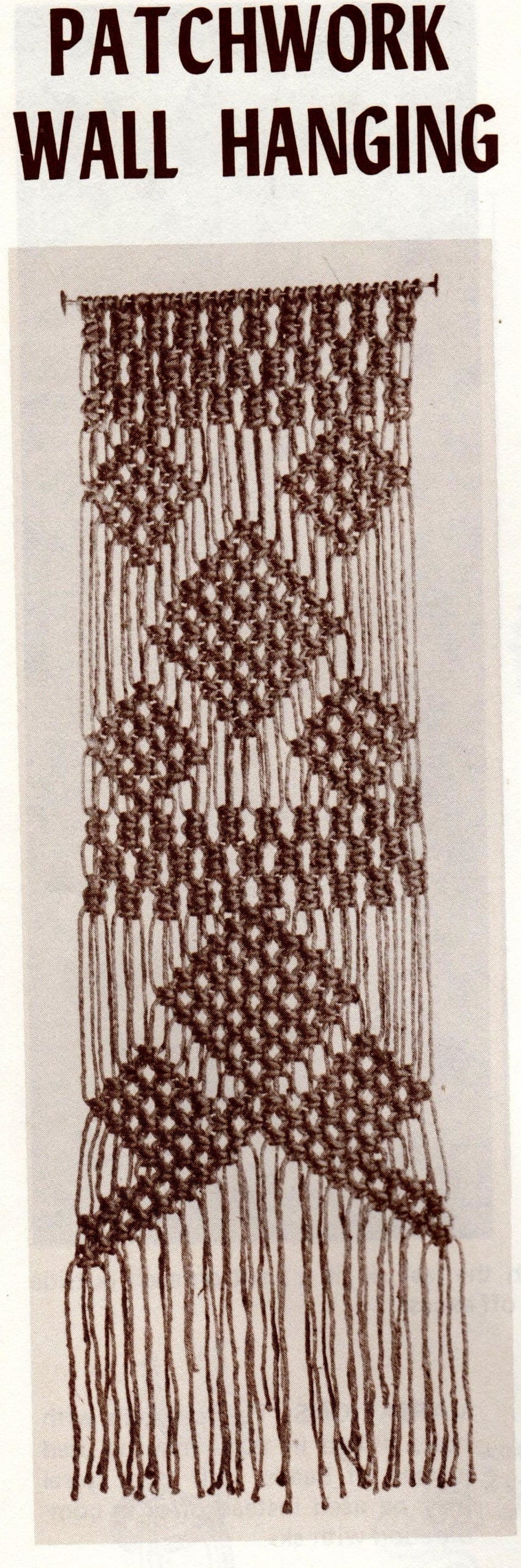 Vintage Macrame Pattern If You Can Tie A Shoestring You Can Do Macrame PDF Instant Digital Download Beginners Easy Projects Owls Jewelry