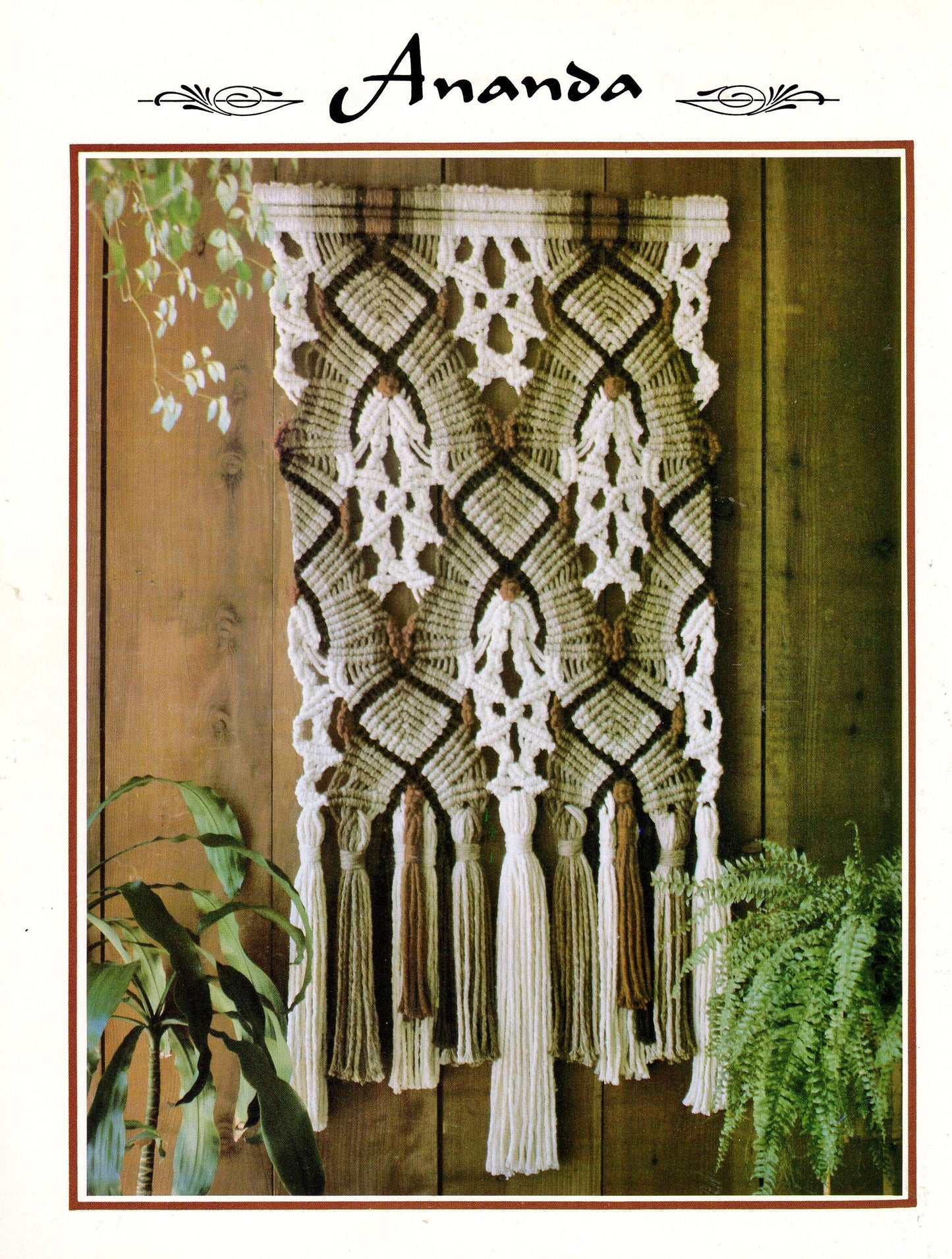 Vintage Julianos Hang It All Book 5 Macrame Patterns eBook PDF Instant Digital Download 11 Unique Retro 1970s Knotwork Projects Baby Swing