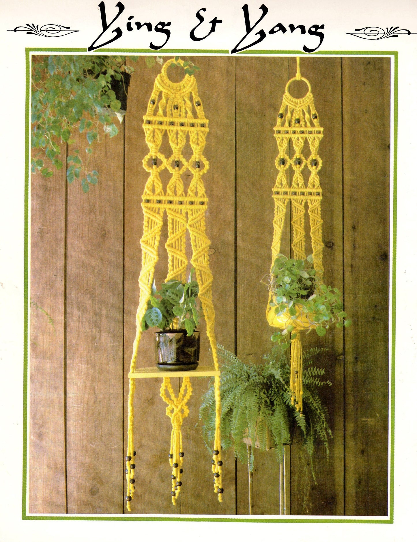 Vintage Julianos Hang It All Book 5 Macrame Patterns eBook PDF Instant Digital Download 11 Unique Retro 1970s Knotwork Projects Baby Swing