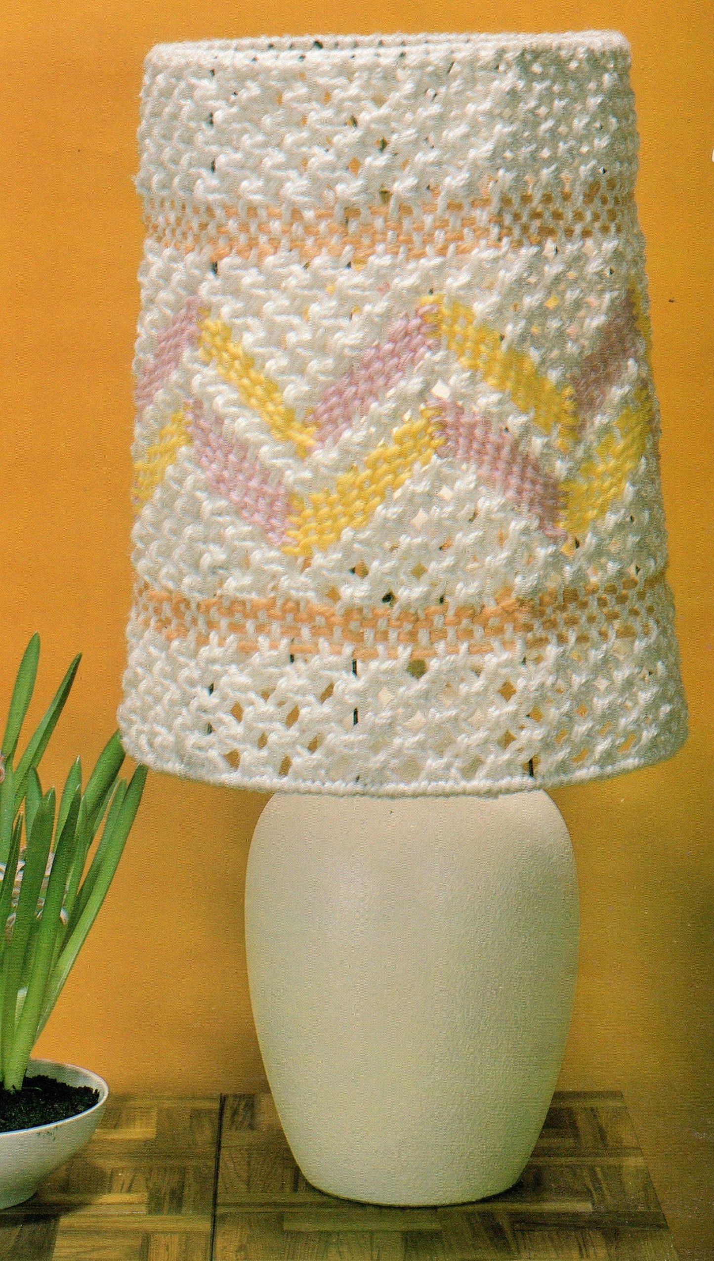 Vintage Illuminating Macrame Patterns Book PDF Instant Digital Download ALL Lighting Projects Table and Swag Lamps Lighted Hanging Planters