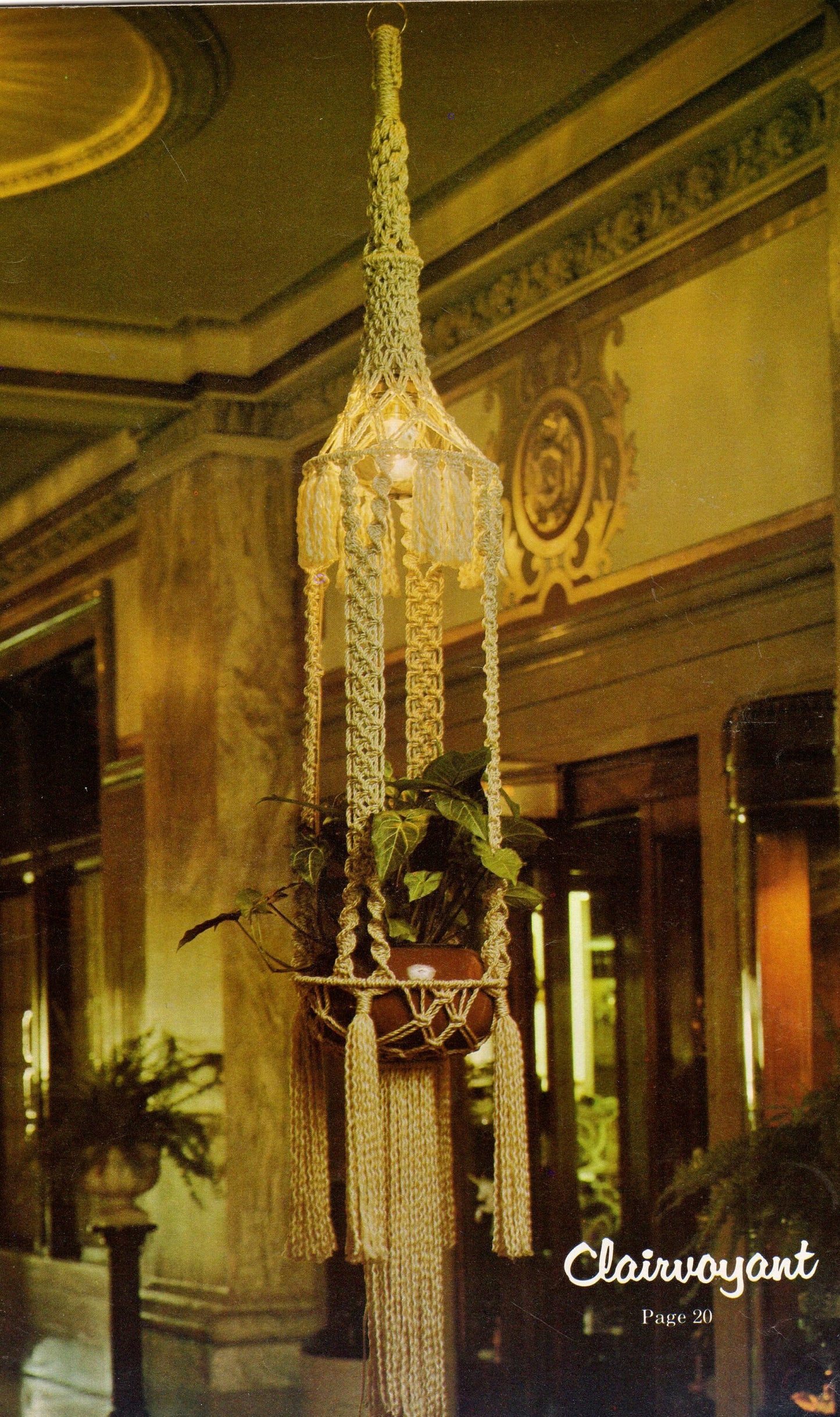 Vintage Macrame Elegance VI Patterns Book PDF Instant Digital Download 13 Projects 1980 ALL Pot Plant Hangers Holders Hangings Knotwork !