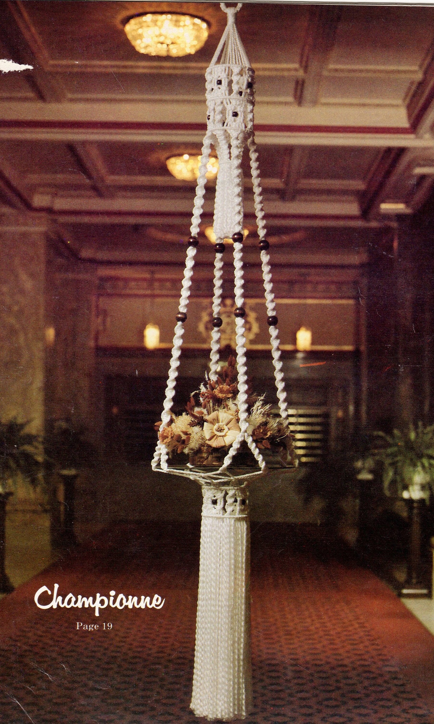 Vintage Macrame Elegance VI Patterns Book PDF Instant Digital Download 13 Projects 1980 ALL Pot Plant Hangers Holders Hangings Knotwork !