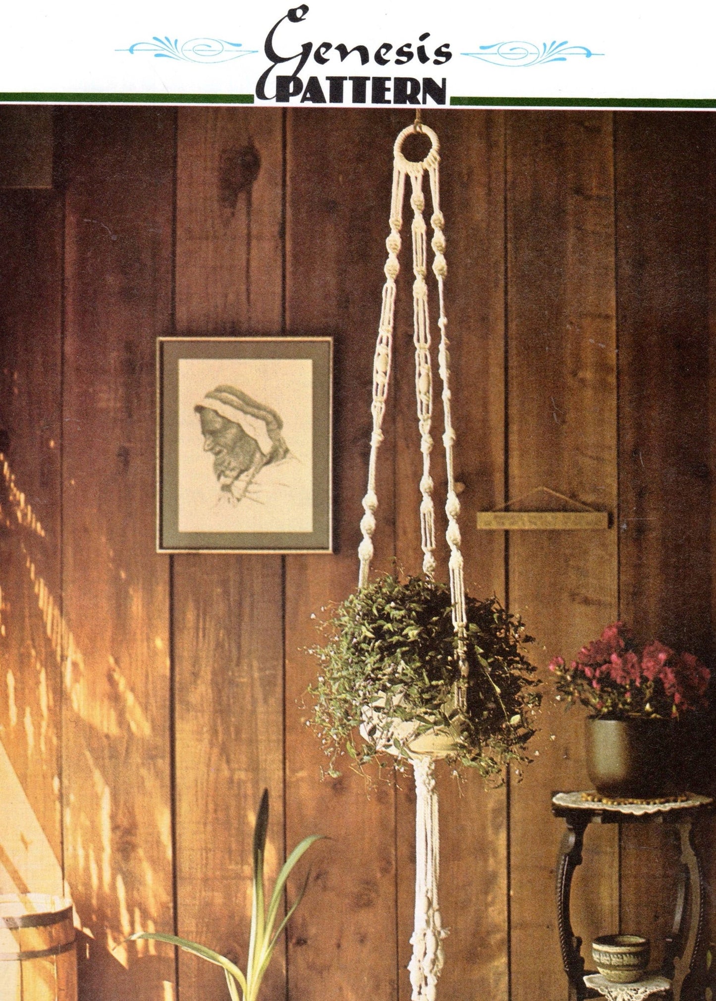 Vintage Julianos Hang It All Book 1 Macrame Patterns eBook PDF Instant Digital Download 9 Original Unique Projects Pot Hangers Wall Hanging