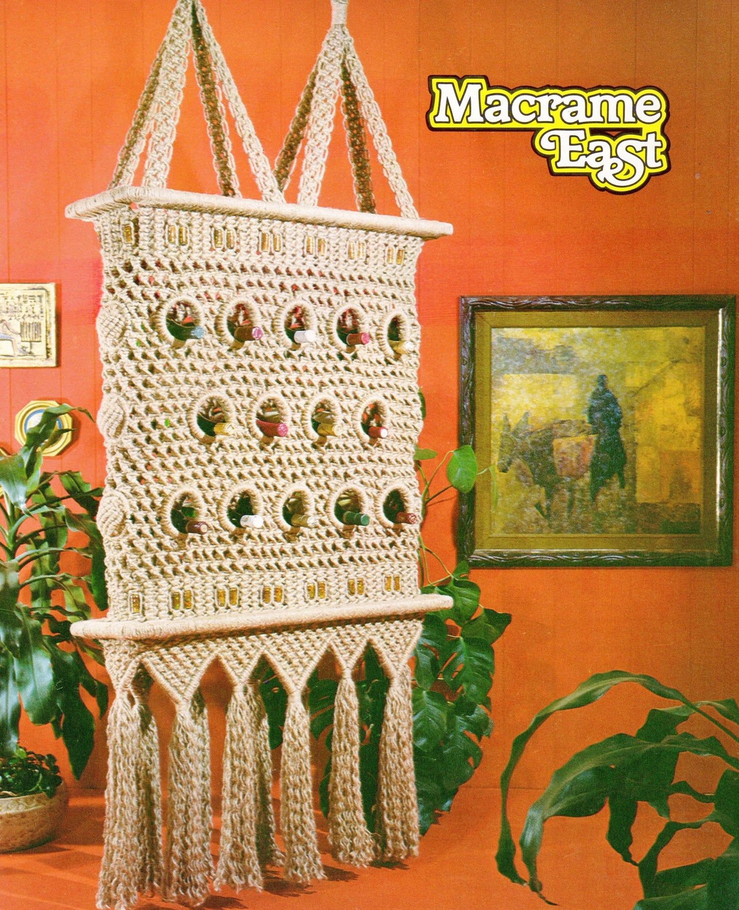 Vintage Macrame East Pattern eBook PDF Instant Digital Download How To Instructions Asian Gothic Medieval Fantasy Inspired Macrame Projects