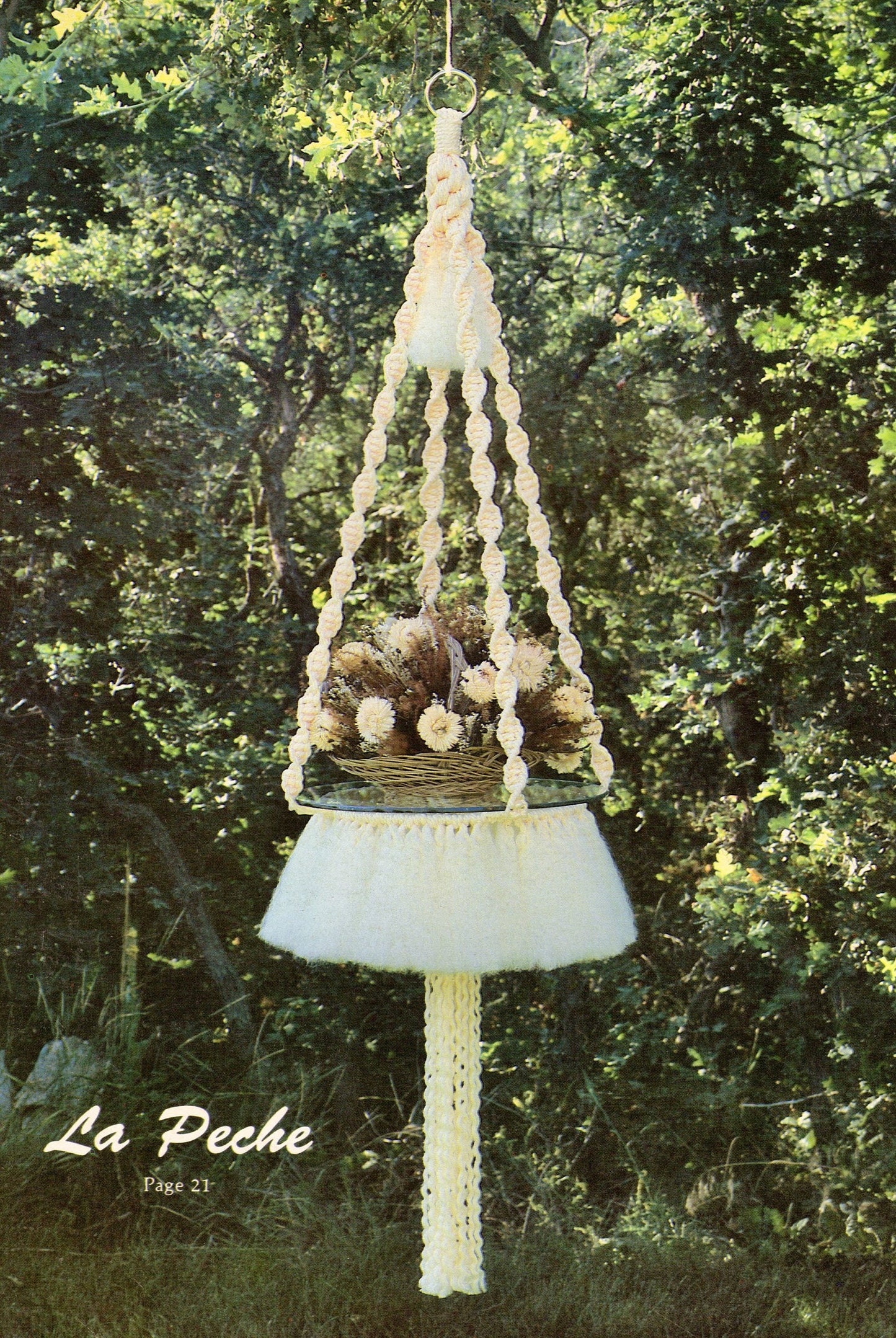 Vintage Macrame Elegance VII Patterns Book Printable PDF Instant Digital Download 17 Knotwork Projects ALL Pot Plant Hangers Holders