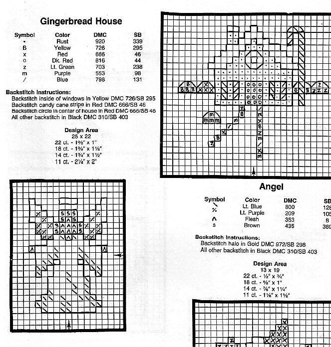 Vintage Cross Stitch Patterns Mini Christmas Ornaments PDF Instant Digital Download 50 Classic Holiday Designs 2-3 Inch