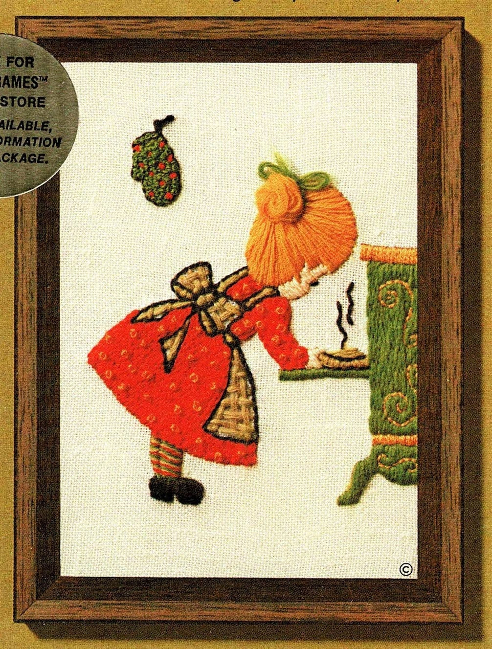 Vintage Crewel Embroidery Patterns Cute Kitsch Girls Old Fashioned Little Ladies PDF Instant Download Mini Stitchery 5x7 Lot of Six Designs
