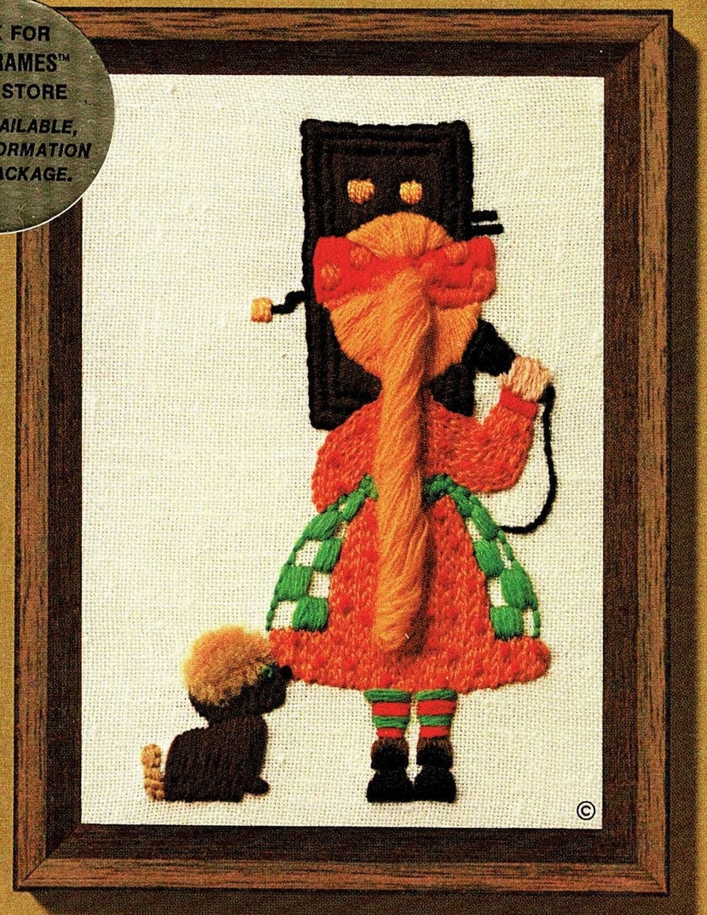 Vintage Crewel Embroidery Patterns Cute Kitsch Girls Old Fashioned Little Ladies PDF Instant Download Mini Stitchery 5x7 Lot of Six Designs