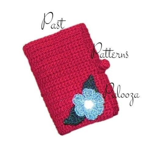 Vintage Crochet Pattern Crochet Hook Case Organizer PDF Instant Digital Download Hooks Needles Notions Folding Holder with Pocket