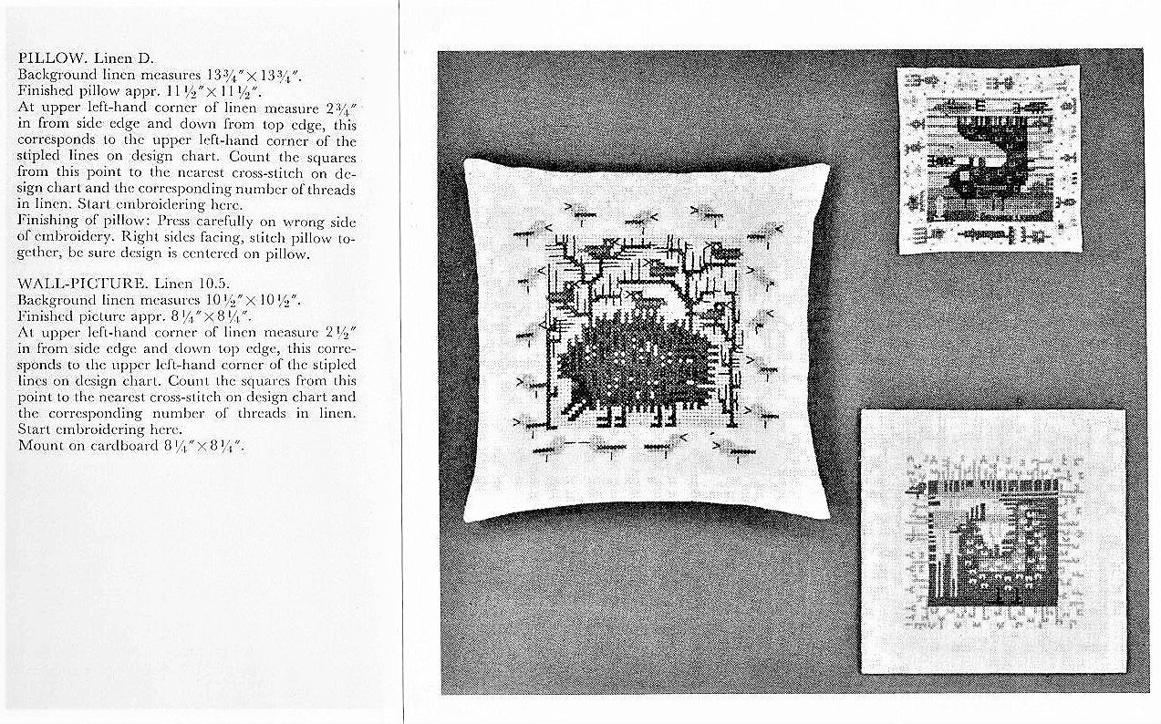 Vintage Cross Stitch Pattern Retro Whimsical Psychedelic Mod Quirky Animals PDF Instant Digital Download 1970s Embroidery 12 Designs