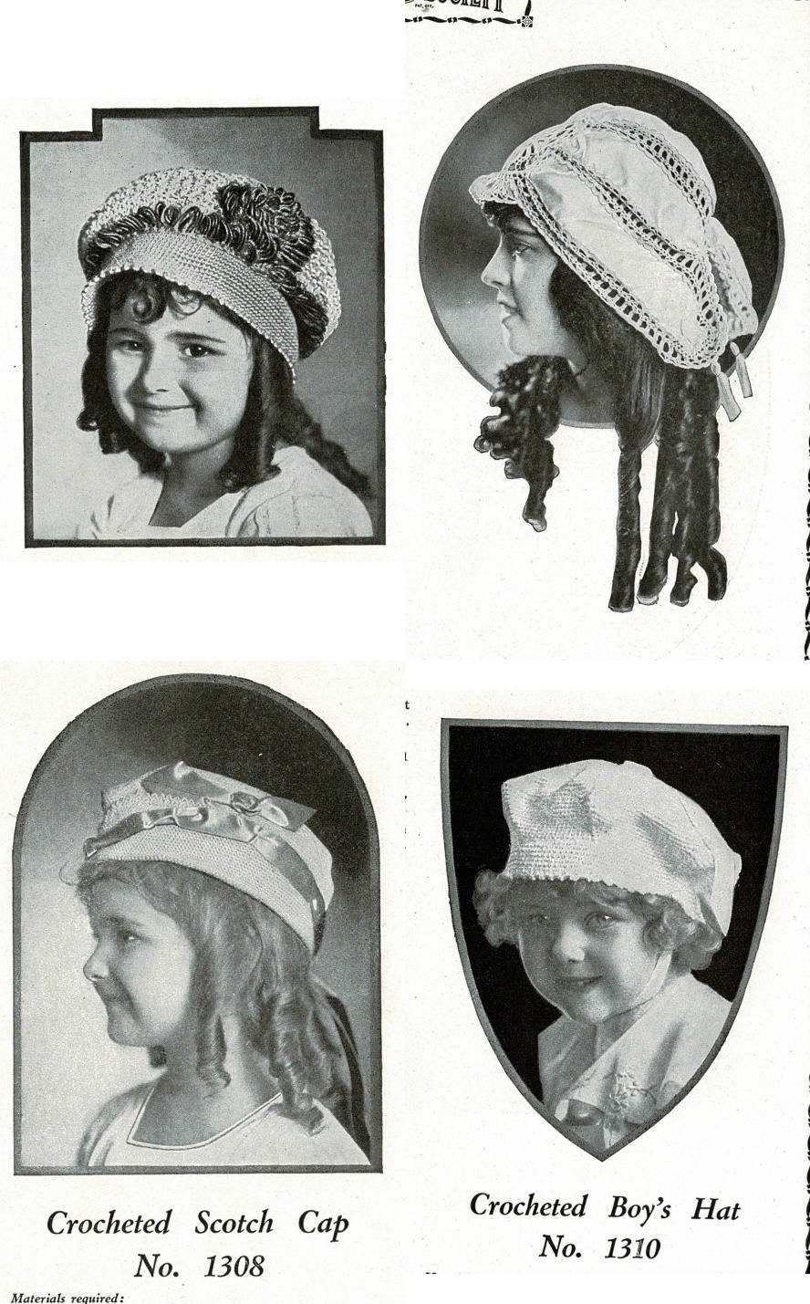 Vintage 1919 Antique Royal Society Crochet Knitting Patterns eBook Victorian Family Fashion Household Projects PDF Instant Digital Download