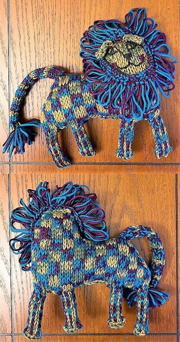 Vintage Knitting Pattern Knit Mod Menagerie Animals PDF Instant Digital Download 1968 Knitted Funky Hippie Psychedelic Amigurumi Soft Toys