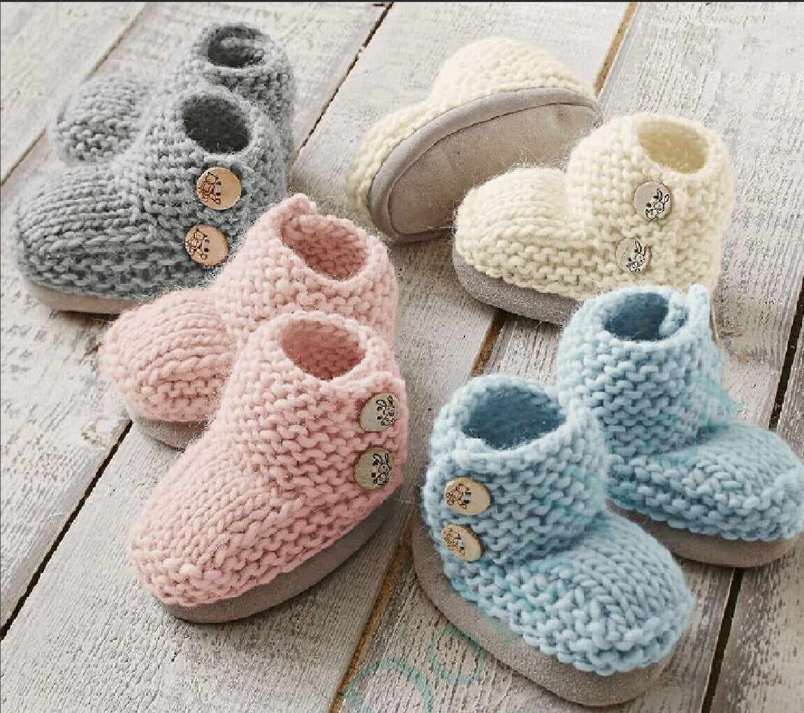 Vintage Knitting Pattern Baby Pixie Hoodie Hooded Jacket & Booties Set Chunky Easy Knit PDF Instant Digital Download 3-24m 12 Ply