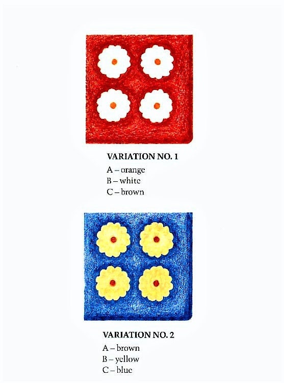Vintage Crochet Pattern Daisy Field Baby Afghan Blanket Daisies Flower Granny Squares Crib Cot Cover PDF Instant Digital Download 10 Ply