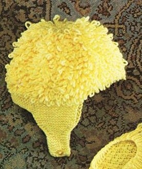Vintage Knitting Pattern Knit Baby Toddler Loopy Loop Stitch Cardigan Sweater Jacket Hat Set PDF Instant Digital Download 18m-6yrs DK 5 Ply