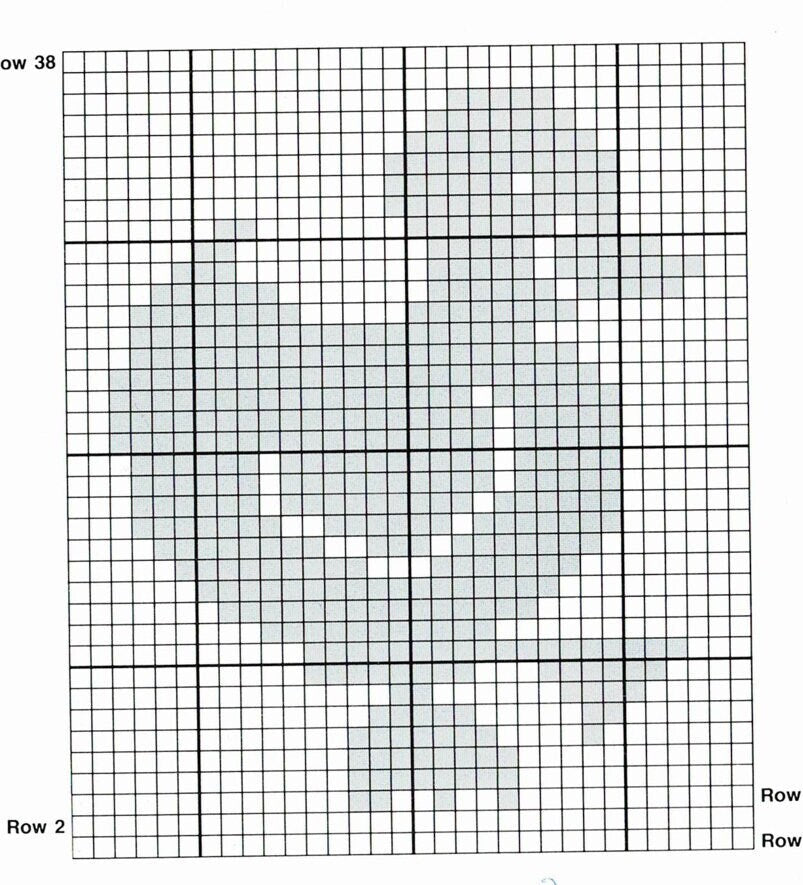 Vintage Filet Crochet Pattern Dancing Ducks Baby Blanket Afghan PDF Instant Digital Download Cot Pram Cover Lap Blanket 8 Ply 36x44