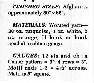 Vintage Crochet Afghan Pattern Gerber Daisy Squares Border Throw PDF Instant Digital Download Daisies Motif Flower Blanket 50x66 10 Ply